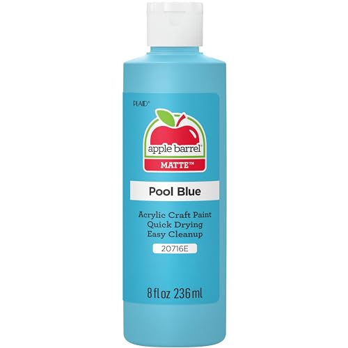 Apple Barrel Acrylic Paint in Assorted Colors (8 oz), 20716 Pool Blue
